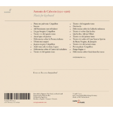 Cabezon, A. De - Music For Harpsichord