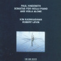Hindemith, P. - Sonatas For Viola & Piano