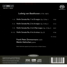 Zimmermann, Frank Peter & Martin Helmchen - Beethoven: Violin Sonatas 1-4