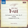 Walentin, Niklas - Ysaye: Six Sonatas For Solo Violin Op.27
