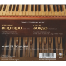 Tomadin, Manuel - Bertoldo/Borgo: Complete Organ Music