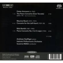 Haefliger, Andreas & Helsinki Philharmonic Orchestra & Susanna Malkki - Amman/Ravel/Bartok: Piano Concertos