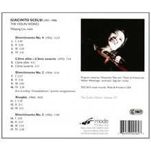 Scelsi, G. - Violin Works