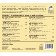 Kalnits, Yuri - Prokofiev By Arrangement